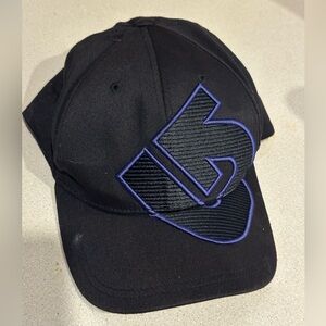 Burton Kids Black Hat with Purple Accent